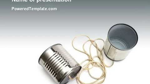 Can Phone PowerPoint Template by PoweredTemplate.com