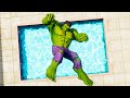 GTA 5 Ragdolls HULK Jumps/Fails (Euphoria Physics) #224