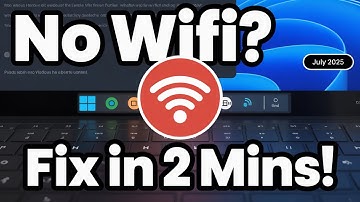 WiFi Not Showing in Windows 11? Do THIS Now! [2025 Fix]