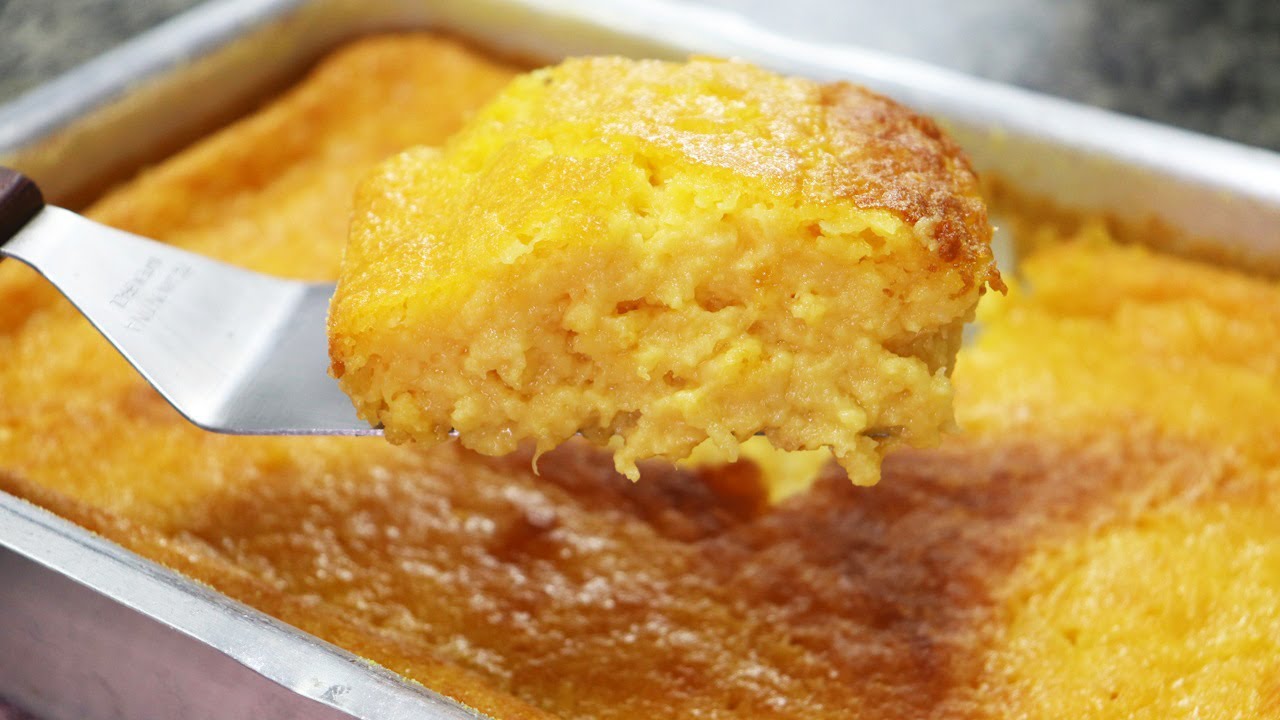 O BOLO DE MILHO DE LATINHA MAIS CREMOSO E FÁCIL QUE VOCÊ JÁ VIU! SABOR INCRÍVEL! - Isamara Amâncio