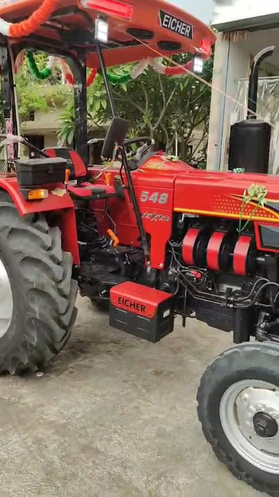 Eicher 548 Red Colour Tractor 2025 #Eicher548 #Tractor #YouTubeShorts #Short #Shorts