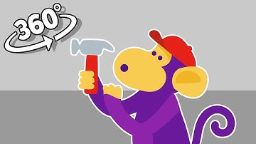 360º Something Went Wrong Island | Highly Trained Monkey ANIMATED