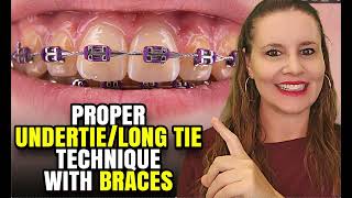 Proper Long Tie Under-tie Technique- Braces