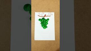 Diy grapes 🍇 || easy to make grapes art || origami paper craft #shorts #origamicraft #grapes #viral