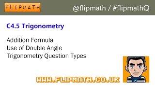 Celebrity C4.5 Trigonometry - The Addition Formulae Profile