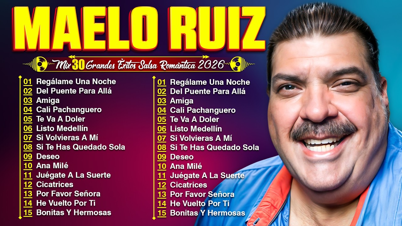 Maelo Ruiz Sus Grandes Cancíones 💝 Lo Mejor Salsa Romantica De Maelo Ruiz 💛 Salsa Romanticas 2026