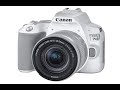 Canon EOS 250D DSLR WHITE/SILVER Unboxing and first look!!