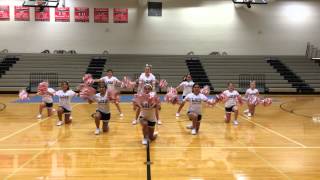 Beginning of Pom Dance to Counts- Attempt 1