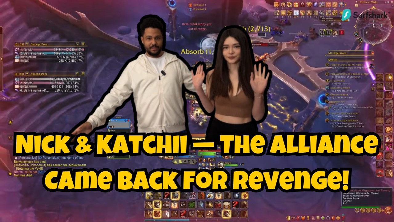 Nick and Katchii Were Looking for Trouble in WoW… It Escalated Quickly