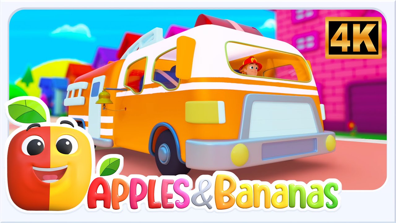 Ruote Sul Camion Dei Pompieri Canzone Animata E Altra Musica Per Bambini