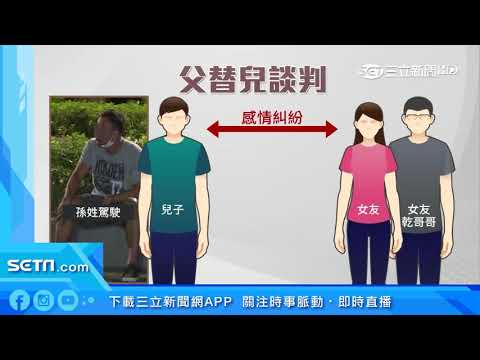 替兒子出頭！談判遭扔汽油彈　追車害撞釀傷｜三立新聞台
