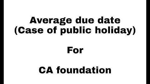 Average due date(HINDI/URDU) for CA foundation by :- Commerce Family #averageduedateCafoundation