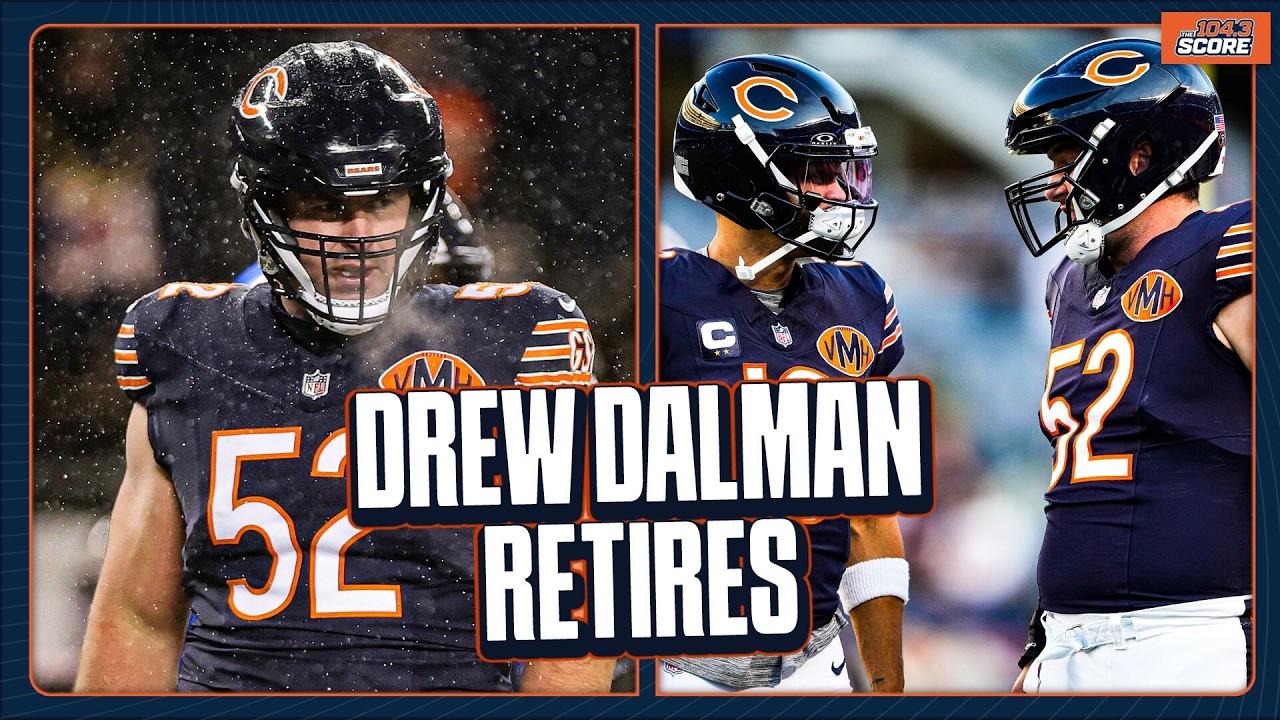 REACTION: Pro Bowl center Drew Dalman informs Bears he's retiring at age 27