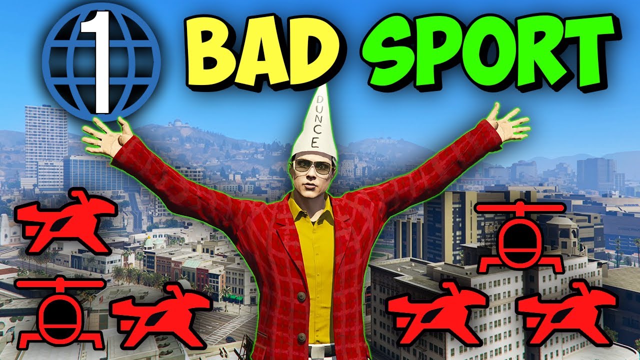Starting as a Level 1 in a BAD SPORT Lobby in GTA Online King of Bad