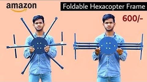 How to make a foldable Hexacopter Drone Frame