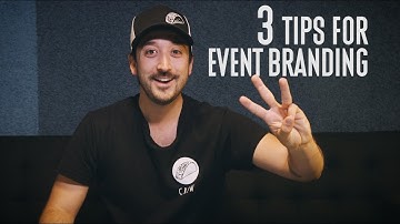 3 Tips For Event Branding - Rowlbertos Media VLOG #8