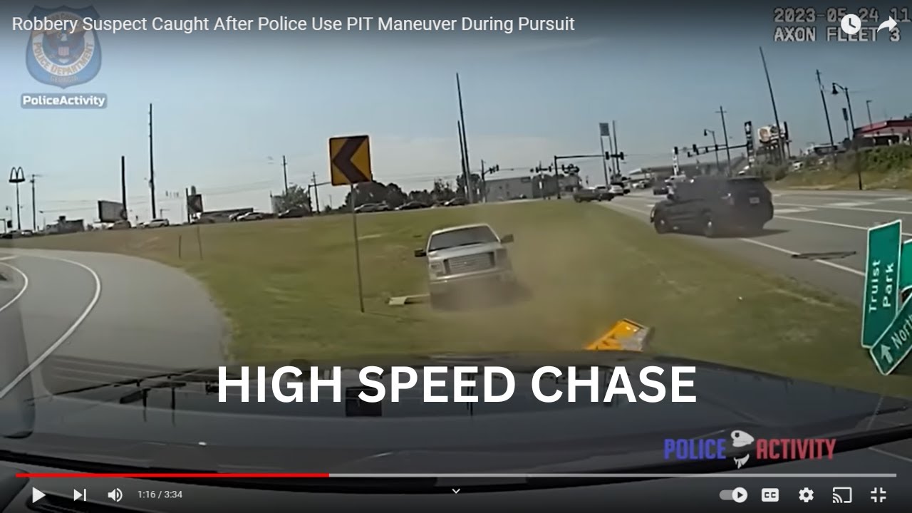 Cop Reacts To Police Chase In Georgia - YouTube