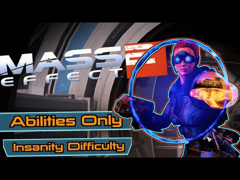 Can I Beat Mass effect 2's Insanity Difficulty With only Abilities?! | Mass Effect Challenge Run!!!
