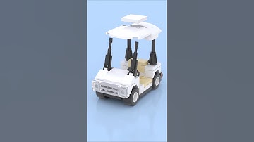 LEGO Minifigure Golf Cart 🛺✨ This Tiny LEGO Build Is a Hole-in-One! 🏆 #lego #legomoc #legoanimation