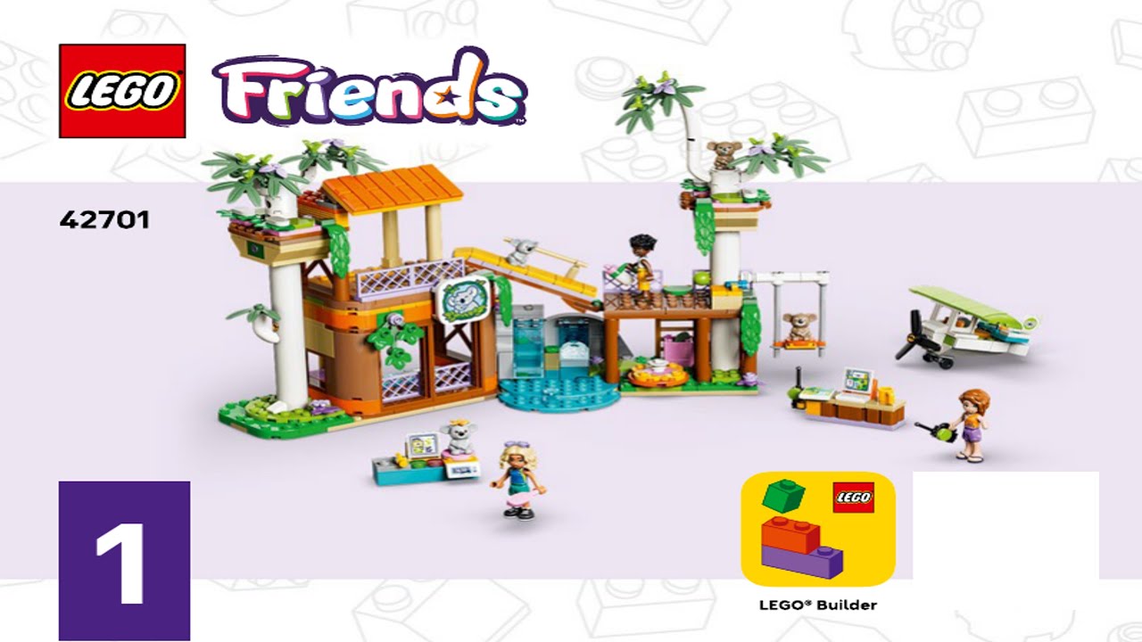 Friends - Koala Habitat & Care Centre LEGO instructions