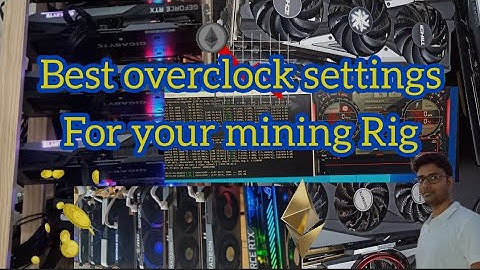 Best overclock settings for mining with rtx 3070Ti, 3060Ti, 2060,1660Ti #oc #gpu