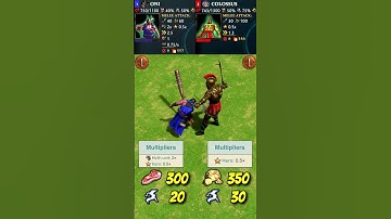 ONI (Susanoo) vs COLOSSUS | Heavenly Spear | Age of Mythology: Retold #Shorts