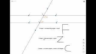 Parallel Lines: Alternate, Corresponding, & Co-interior Angles