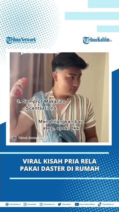 Kisah di Balik Viral Pria Rela Pakai Daster di Rumah, Ternyata Agar Anak Tenang dan Tertidur