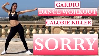 CARDIO DANCE WORKOUT (SORRY by Justin Bieber) l CALORIE KILLER🔥 l HIGHT INTENSITY WORKOUT