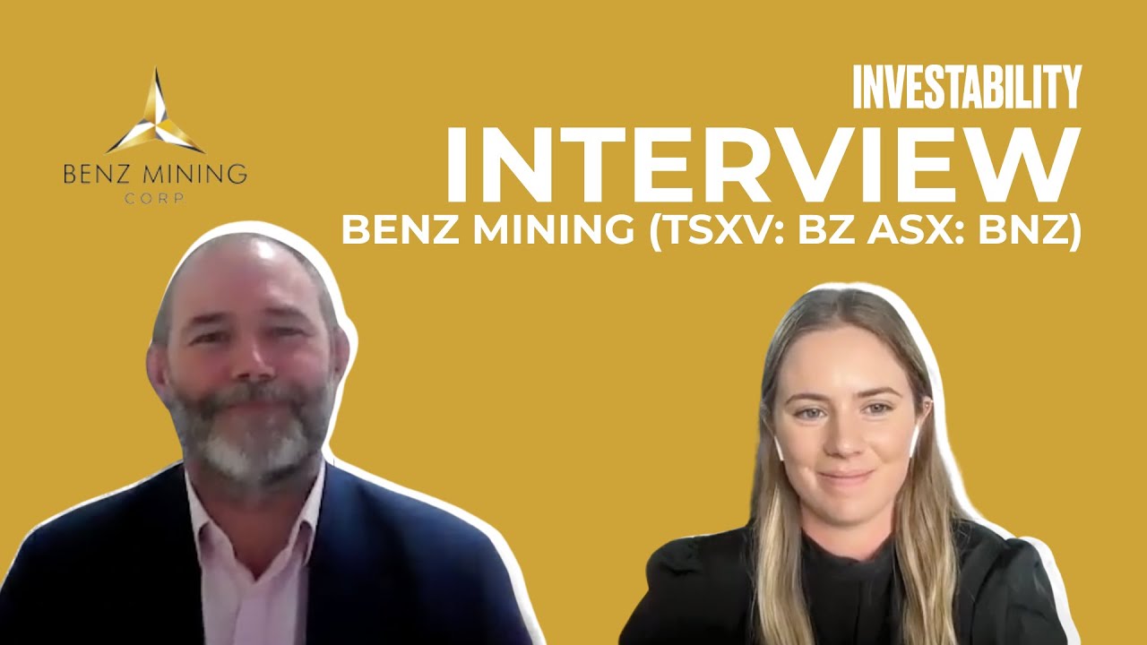 Investability Interviews Benz Mining CEO Xavier Braud