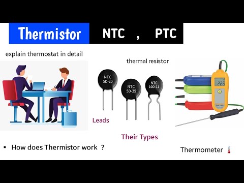 thermistor in hindi | thermistor working principle | thermistor working animation |