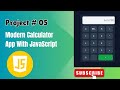 🔥 Modern Calculator App using HTML, CSS & JavaScript | JavaScript Project #codingforbeginners