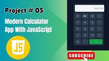 🔥 Modern Calculator App using HTML, CSS & JavaScript | JavaScript Project #codingforbeginners