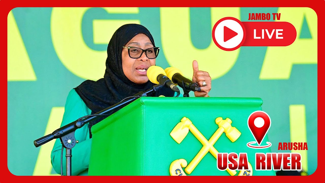 🅻🅸🆅🅴 KAMPENI ZA DKT. SAMIA USA RIVER- ARUSHA, MKUTANO MKUBWA WA KAMPENI UNAFANYIKA