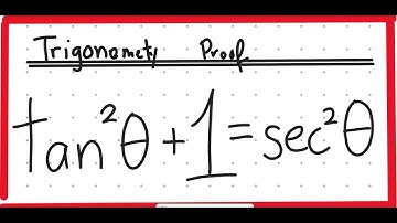 Trigonometric Equation: Tangent/Secant Proof - Daishinfinity