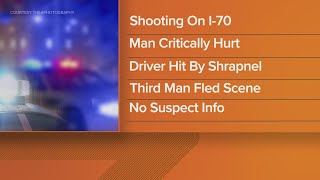 Police: 1 shot, another hurt in I-70 shooting