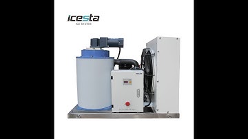 Icesta Commercial 1t flake ice machine