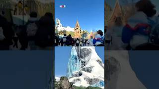 Large Crowds In Disneyland Due To New Frozen Attractions