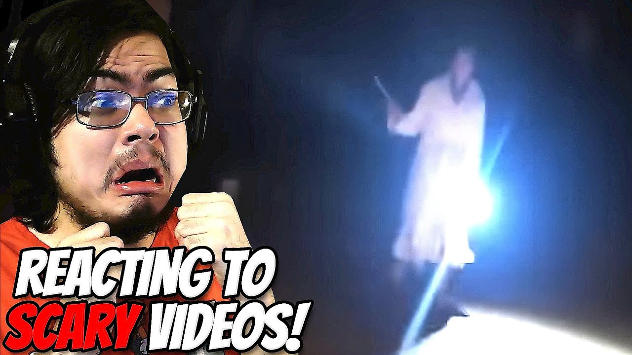 DON'T GET SCARED! | Reacting to SCARY Ghost Videos Compilation #13 ...