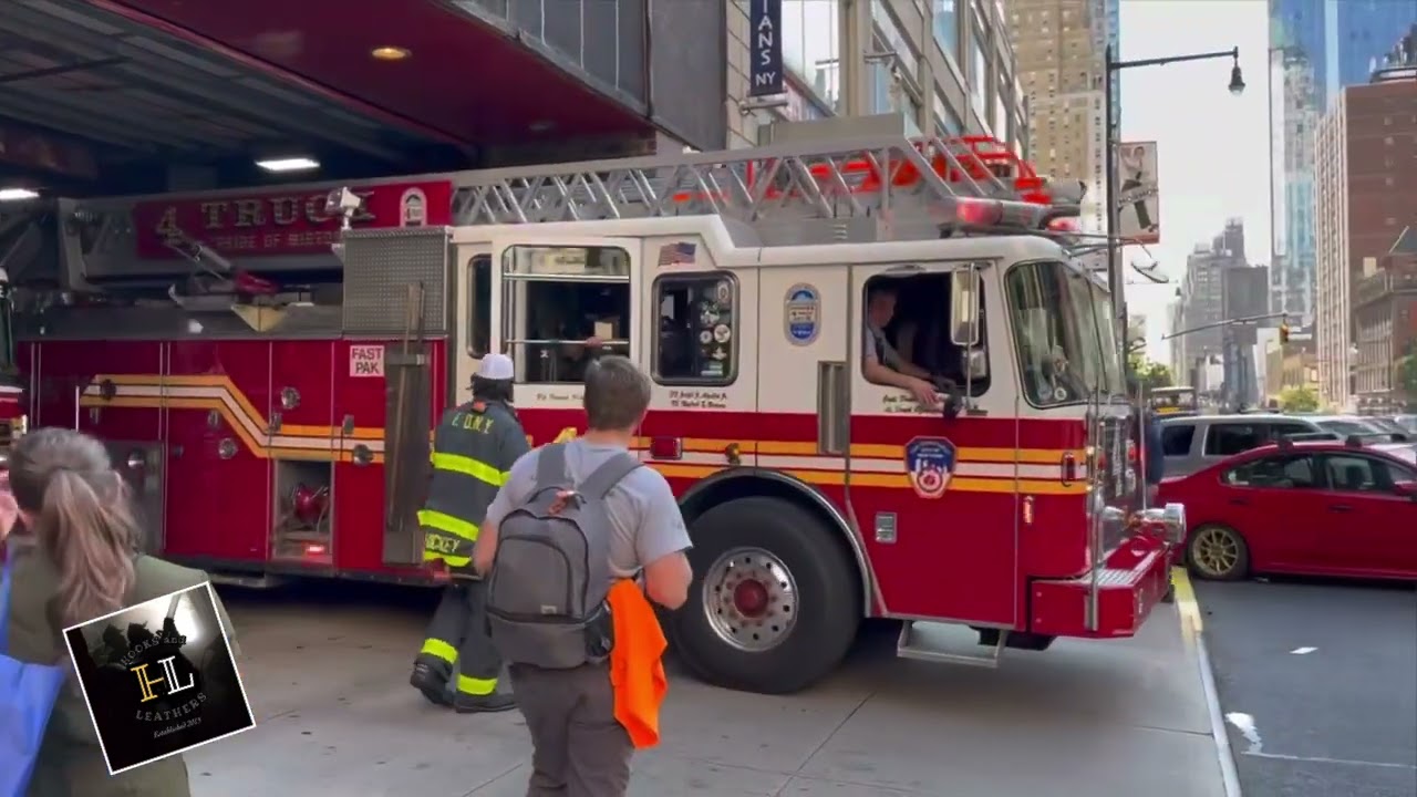 FDNY Truck 4 responding
