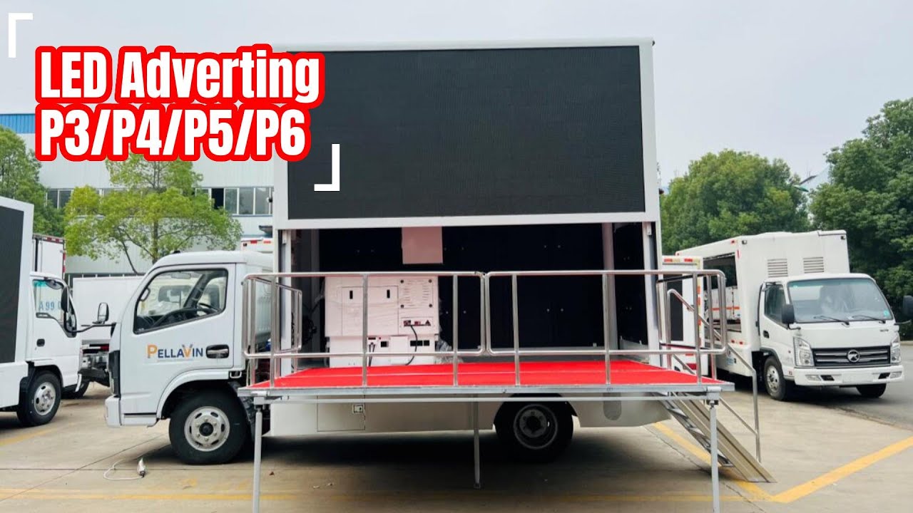 Mobile LED Screen Billboard Truck for Public Advertising/Speech/Performance