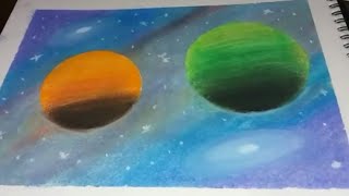 رسم سهل | كيفية رسم مجرة