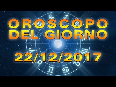 Video: Oroscopo 22 Dicembre