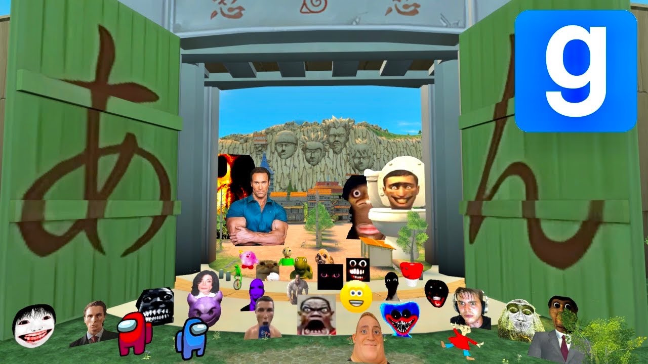 There is Memes Nextbots in the KONOHA - Garrys Mod