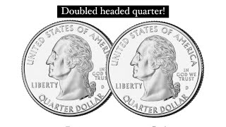 Famous Double headed quarter!!! #valuablecoins #quarter #coin #coins #shorts Wealth