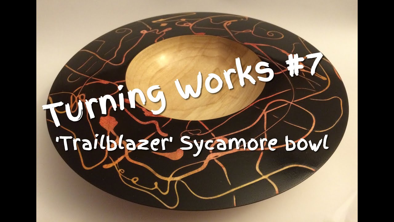 Woodturning a colourful Sycamore Hot Glue bowl! YouTube