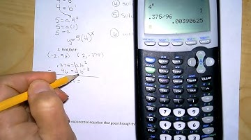 curve fitting(exponential equations)