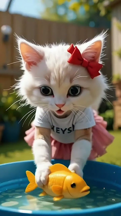 air dalam bak #cat#catlovers#cute#funny