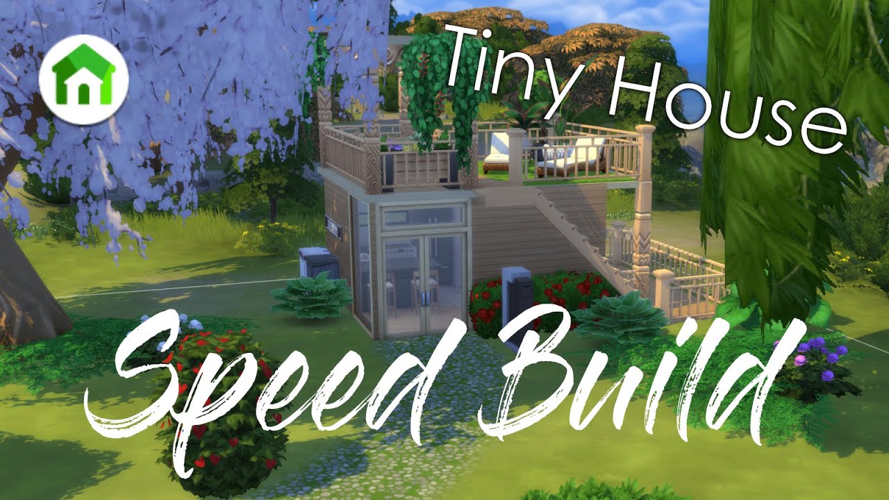 Wooden Tiny Home I The Sims 4 I Speed Build I SimesieLifetime - YouTube