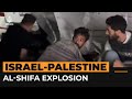 Video captures moment of explosion at al-Shifa Hospital | AJ #Shorts